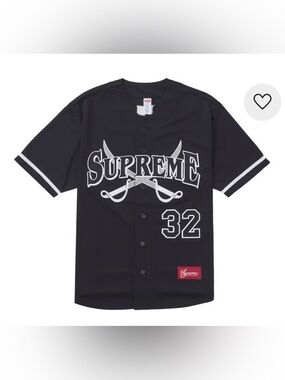 Supreme Swords ⚔️ Baseball ⚾️ Jersey Black